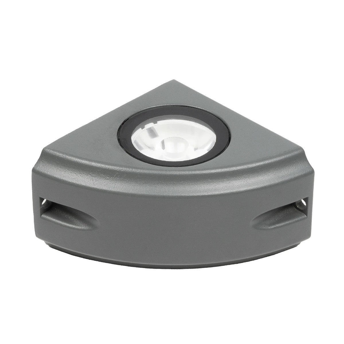 GLOBOSTAR® FLOODORA GLB-103-0029 Προβολέας Σποτ Wall Washer LED 3W 270lm 5° AC 220-240V Αδιάβροχο IP65 Θερμό Λευκό 2700K - Sanan SMD Chip - Γκρι Ανθρακί Ματ - Μ8 x Π5 x Υ8cm - 3 Χρόνια Εγγύηση