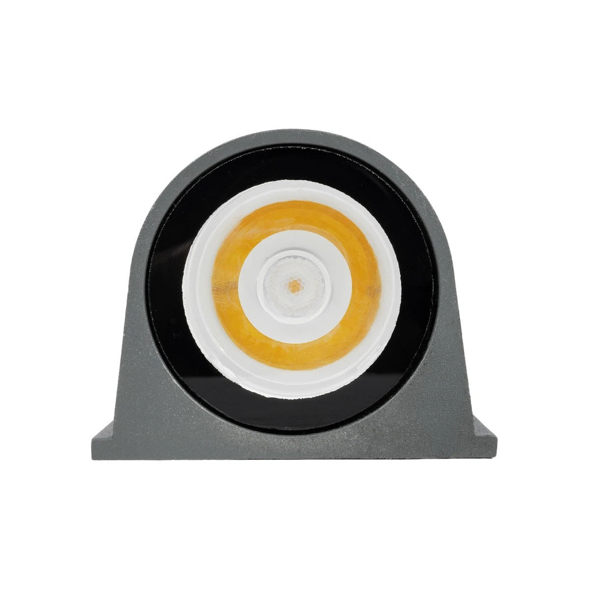 GLOBOSTAR® FLOODORA GLB-103-0030 Προβολέας Σποτ Wall Washer LED 3W 270lm 5° AC 220-240V Αδιάβροχο IP65 Θερμό Λευκό 2700K - Sanan SMD Chip - Γκρι Ανθρακί Ματ - Μ6.5 x Π5.5 x Υ5cm - 3 Χρόνια Εγγύηση