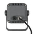 GLOBOSTAR® FLOODVIRA GLB-103-0032 Προβολέας Σποτ Wall Washer LED 8W 720lm 24° AC 220-240V Αδιάβροχο IP65 Θερμό Λευκό 2700K - Sanan SMD Chip - Γκρι Ανθρακί Ματ - Μ11 x Π9 x Υ15cm - 3 Χρόνια Εγγύηση
