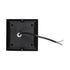 GLOBOSTAR® STEPINI GLB-103-0035 Φωτιστικό Σκαλοπατιού / Διαδρόμου LED 3W 270lm 45° AC 220-240V Αδιάβροχο IP65 Θερμό Λευκό 2700K - Sanan SMD Chip - Μαύρο Ματ - Μ11.5 x Π3 x Υ11.5cm - 3 Χρόνια Εγγύηση