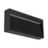 GLOBOSTAR® STEPINI GLB-103-0036 Φωτιστικό Σκαλοπατιού / Διαδρόμου LED 9W 810lm 45° AC 220-240V Αδιάβροχο IP65 Θερμό Λευκό 2700K - Sanan SMD Chip - Μαύρο Ματ - Μ20 x Π3 x Υ9cm - 3 Χρόνια Εγγύηση