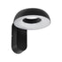 GLOBOSTAR® LINEART GLB-103-0037 Φωτιστικό Τοίχου / Απλίκα LED 12W 1080lm 120° AC 220-240V Αδιάβροχο IP65 Θερμό Λευκό 2700K - Sanan SMD Chip - Μαύρο Ματ - Μ16 x Π20 x Υ15cm - 3 Χρόνια Εγγύηση