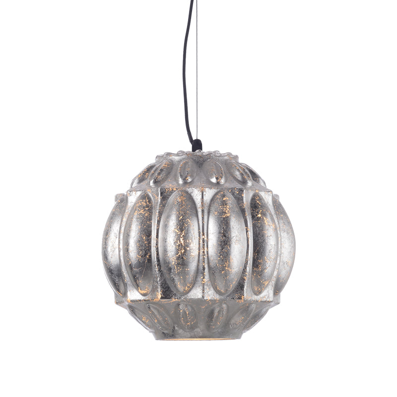 ΚΡΕΜΑΣΤΟ Φ/Σ 1ΧΕ27 ΓΥΑΛΙ ΦΥΛΛΑ ΑΣΗΜΙ Φ25ΧΗ120CM - ledmania.gr