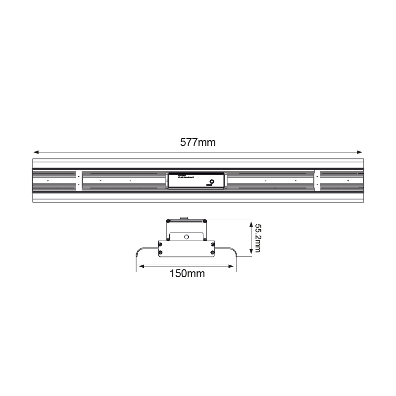 LED LINEAR HIGHBAY 100W 16000LM 5000K 30°x90° CRI 80 PHILLIPS LED SOSEN DRIVER 5 YEARS WARRANTY - ledmania.gr