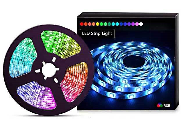 RGB Ταινία Led Kit 300Led- 5μετρα-Εξαιρετικης Ποιότητας 16-18lm/L -12vDc με Ασύρματο Χειριστηριο και 5A Τροφοδοτικο - ledmania.gr