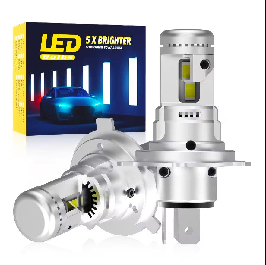 H4 Led Αυτοκινήτου Canbus GXM DC 12-24v Μίνι Μέγεθος 1:1 3570 led chip-Ψυχρο Λευκο-ΣΕΤ 2 τεμ - ledmania.gr