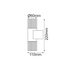 UP-DOWN CLEAR 2W LED 3000K 230V GREY - ledmania.gr
