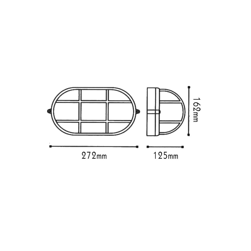 ΧΕΛΩΝΑ ΛΕΥΚΗ ΙΡ45 Ε27 RAL C3619M - ledmania.gr