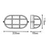 ΧΕΛΩΝΑ Ε27 208mm ΜΑΥΡΟ ΜΕ ΠΛΕΓΜΑ  RAL C0026