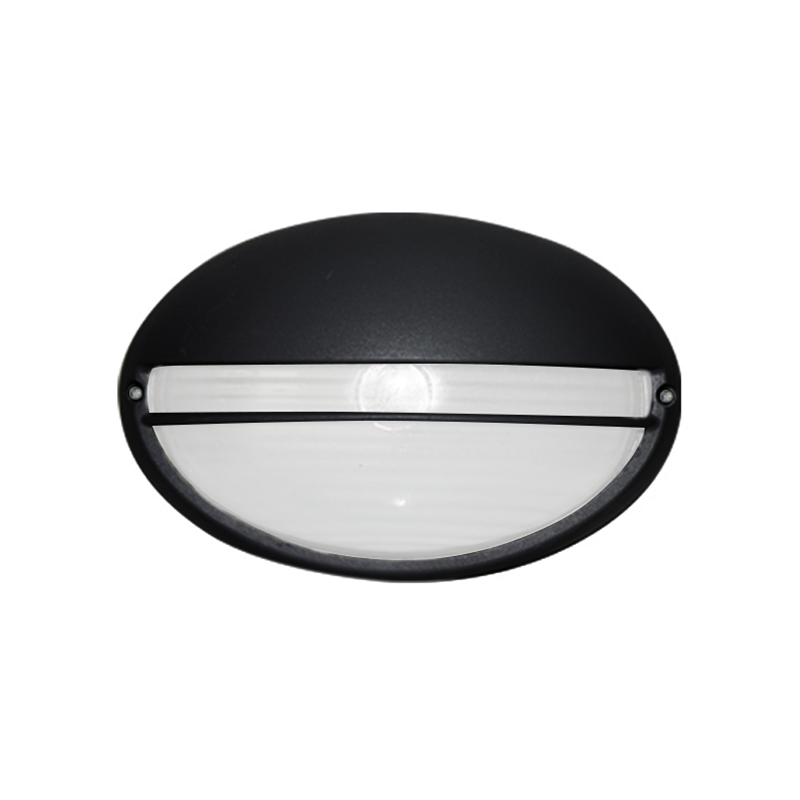ΑΠΛΙΚΑ ΟΒΑΛ 21,5cm ΜΕ ΚΑΛΥΜΜΑ ΜΑΥΡΗ RAL C0026 - ledmania.gr