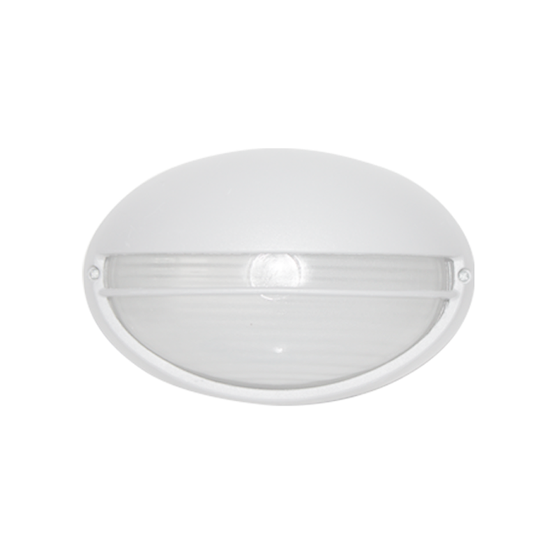 ΑΠΛΙΚΑ ΟΒΑΛ 21,5cm ΜΕ ΚΑΛΥΜΜΑ ΛΕΥΚΗ RAL C3619M - ledmania.gr