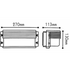 ΑΠΛΙΚΑ ΛΕΥΚΗ ΙΡ54 Ε27 60W RAL C3619M  IP45