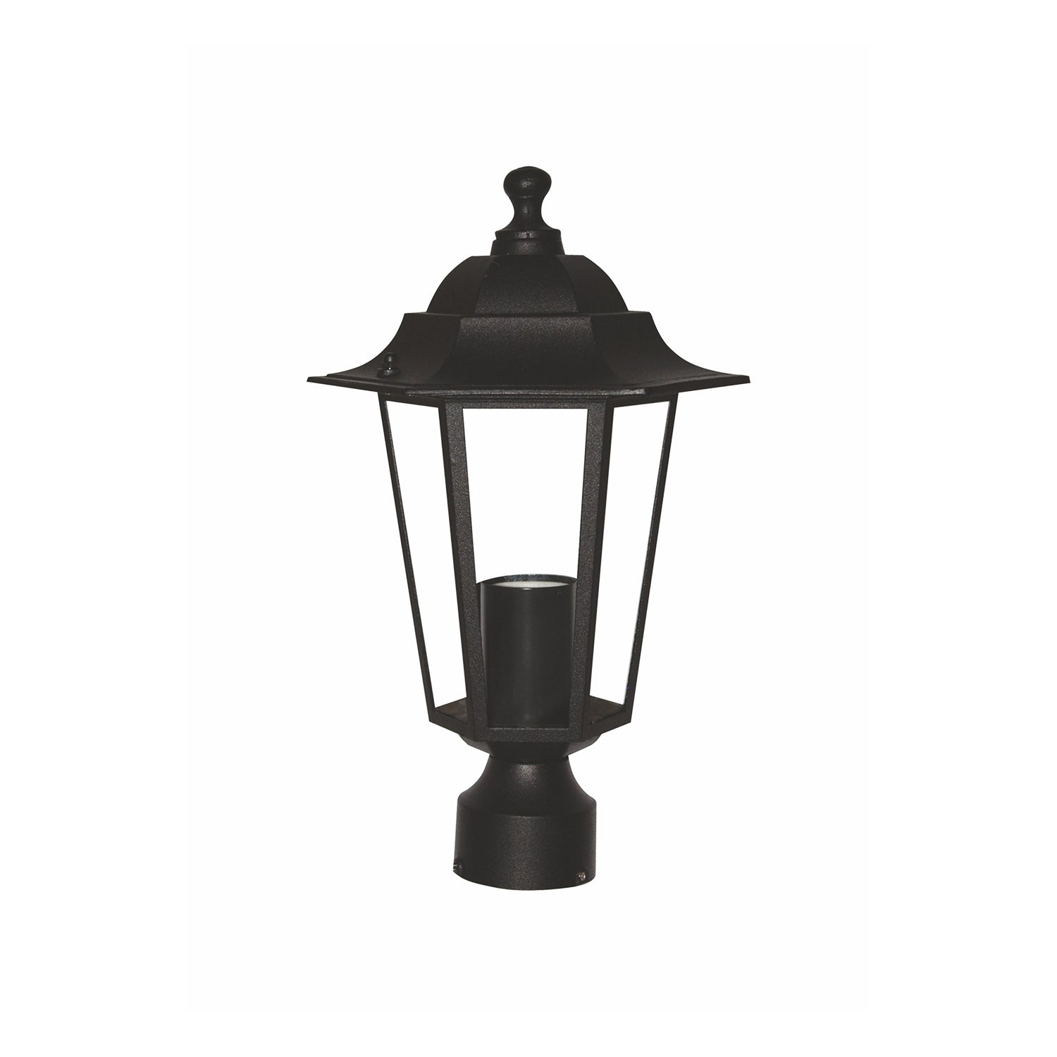 ΚΕΦΑΛΗ ΓΙΑ ΚΟΛΩΝΑΚΙ Φ60 ΦΑΝΑΡΑΚΙ ΜΑΥΡΟ  RAL C0026 - ledmania.gr