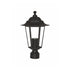 ΚΕΦΑΛΗ ΓΙΑ ΚΟΛΩΝΑΚΙ Φ60 ΦΑΝΑΡΑΚΙ ΜΑΥΡΟ  RAL C0026 - ledmania.gr