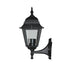 ΦΑΝΑΡΙ ΤΟΙΧΟΥ ΜΑΥΡΟ ΙΡ44 Ε27 60W ΠΑΝΩ  RAL C0026 - ledmania.gr