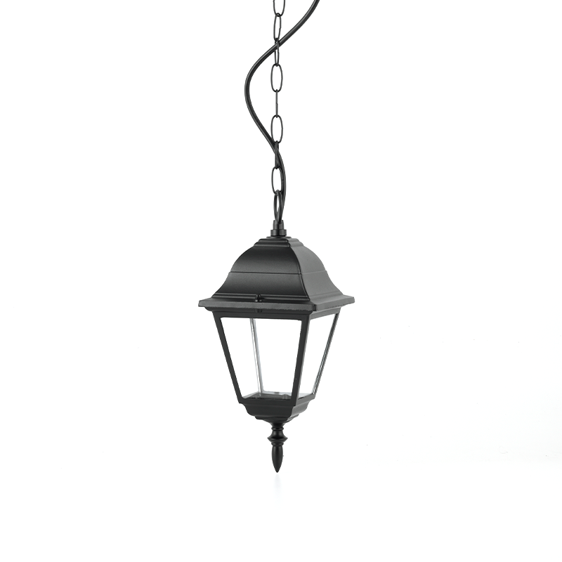 ΦΑΝΑΡΙ ΚΡΕΜΑΣΤΟ ΜΑΥΡΟ ΙΡ44 Ε27 60W RAL C0026 - ledmania.gr