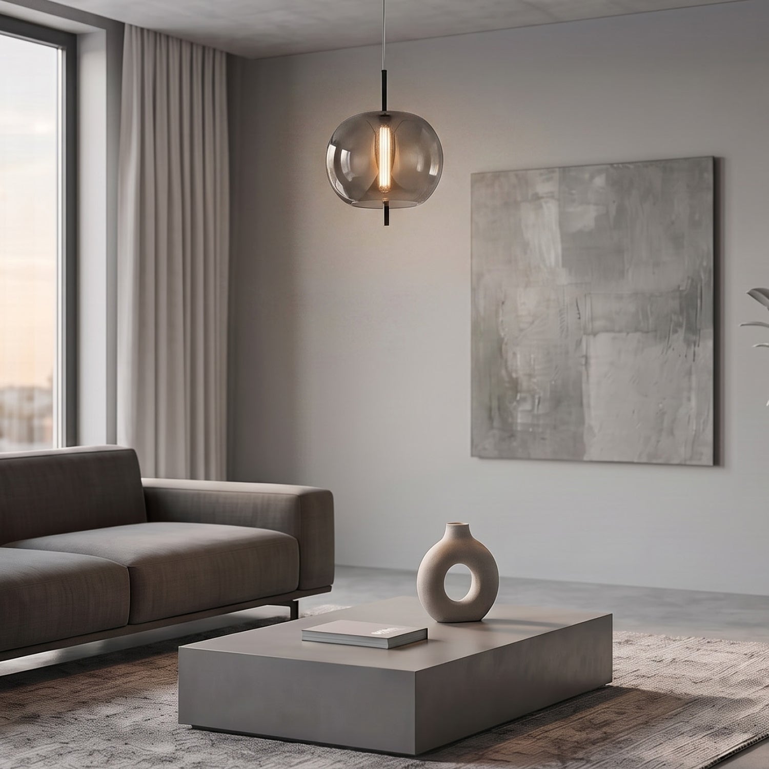ΚΡΕΜΑΣΤΟ ΦΩΤΙΣΤΙΚΟ ACA HM232B ΟΡΕΙΧΑΛΚΟΣ ΦΙΜΕ LED 5W 3000K IP20 D30XH120CM