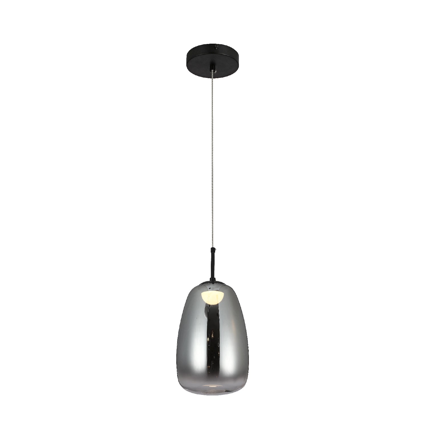 ΚΡΕΜΑΣΤΟ ΦΩΤΙΣΤΙΚΟ ACA HM2357B ΜΑΥΡΟ ΚΕΧΡΙΜΠΑΡΙ LED 5W 3000K IP20 D19XH120CM