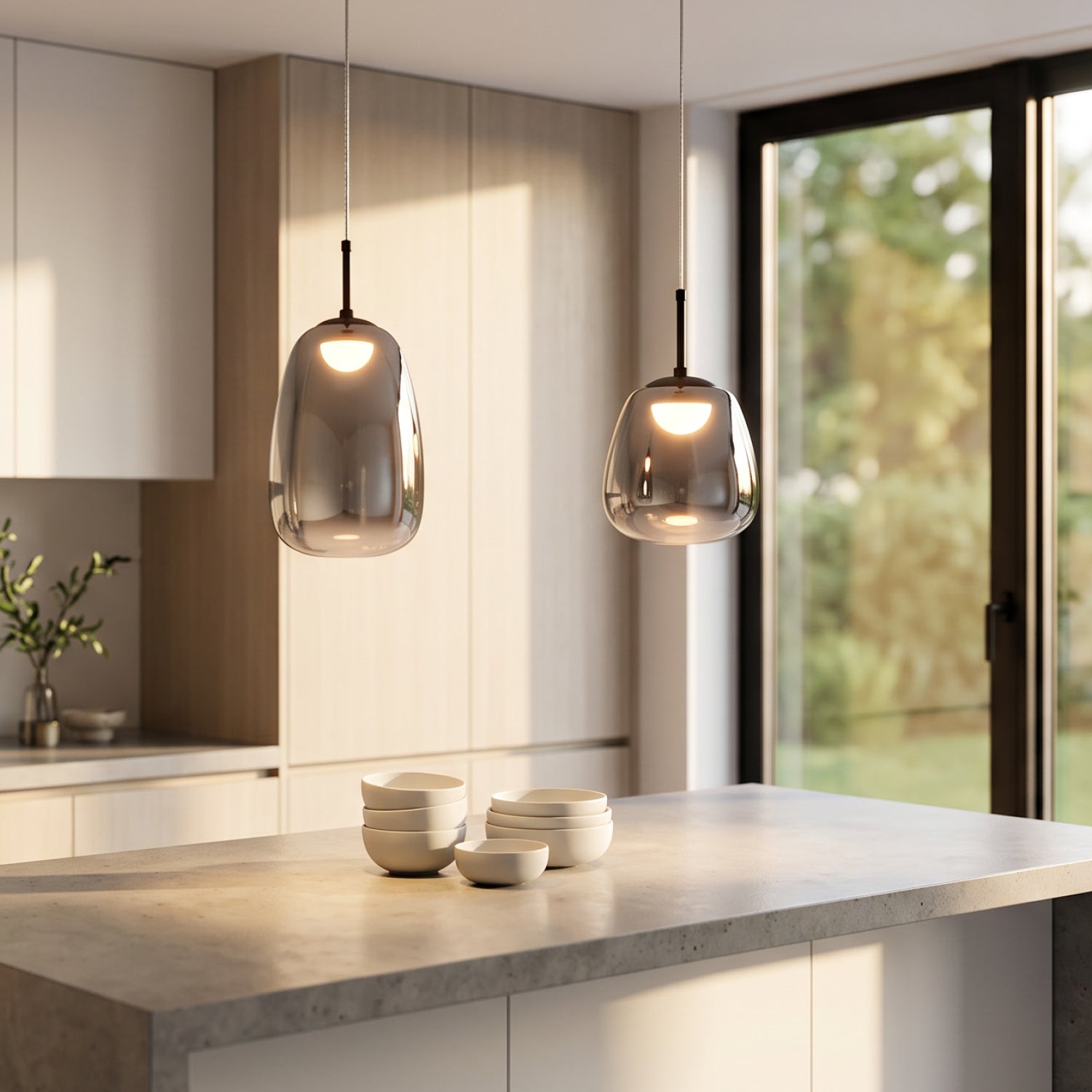 ΚΡΕΜΑΣΤΟ ΦΩΤΙΣΤΙΚΟ ACA HM2357B ΜΑΥΡΟ ΚΕΧΡΙΜΠΑΡΙ LED 5W 3000K IP20 D19XH120CM