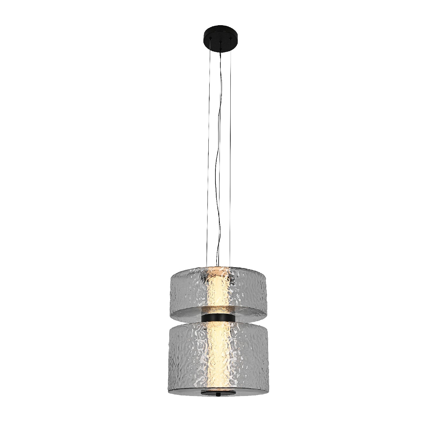 ΚΡΕΜΑΣΤΟ ΦΩΤΙΣΤΙΚΟ ACA HM24153 ΜΑΥΡΟ LED 27W 2700K-3000K-4000K IP20 D36XH120CM
