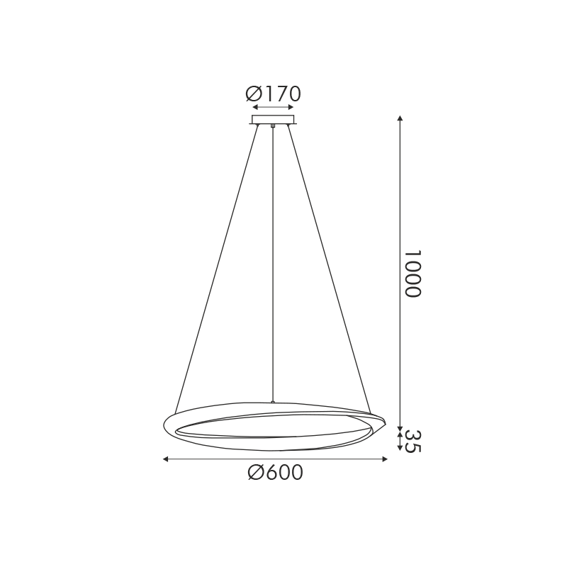 ΚΡΕΜΑΣΤΟ Φ/Σ LED 32W 2500LM CCT IP20 ΛΕΥΚΟ ΜΕΤΑΛΛΙΚΟ + ΑΚΡΥΛΙΚΟ - ledmania.gr