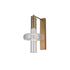 ΦΩΤΙΣΤΙΚΟ ΤΟΙΧΟΥ ACA HM25026B ΧΡΥΣΟ ΔΙΑΦΑΝΕΣ COB 5W 3000K IP20 L22XW28XH38CM