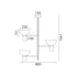 ΚΡΕΜΑΣΤΟ ΦΩΤΙΣΤΙΚΟ ACA HM250453A ΜΑΥΡΟ ΔΙΑΦΑΝΕΣ LED 24W 3000K IP20 D85XH78CM
