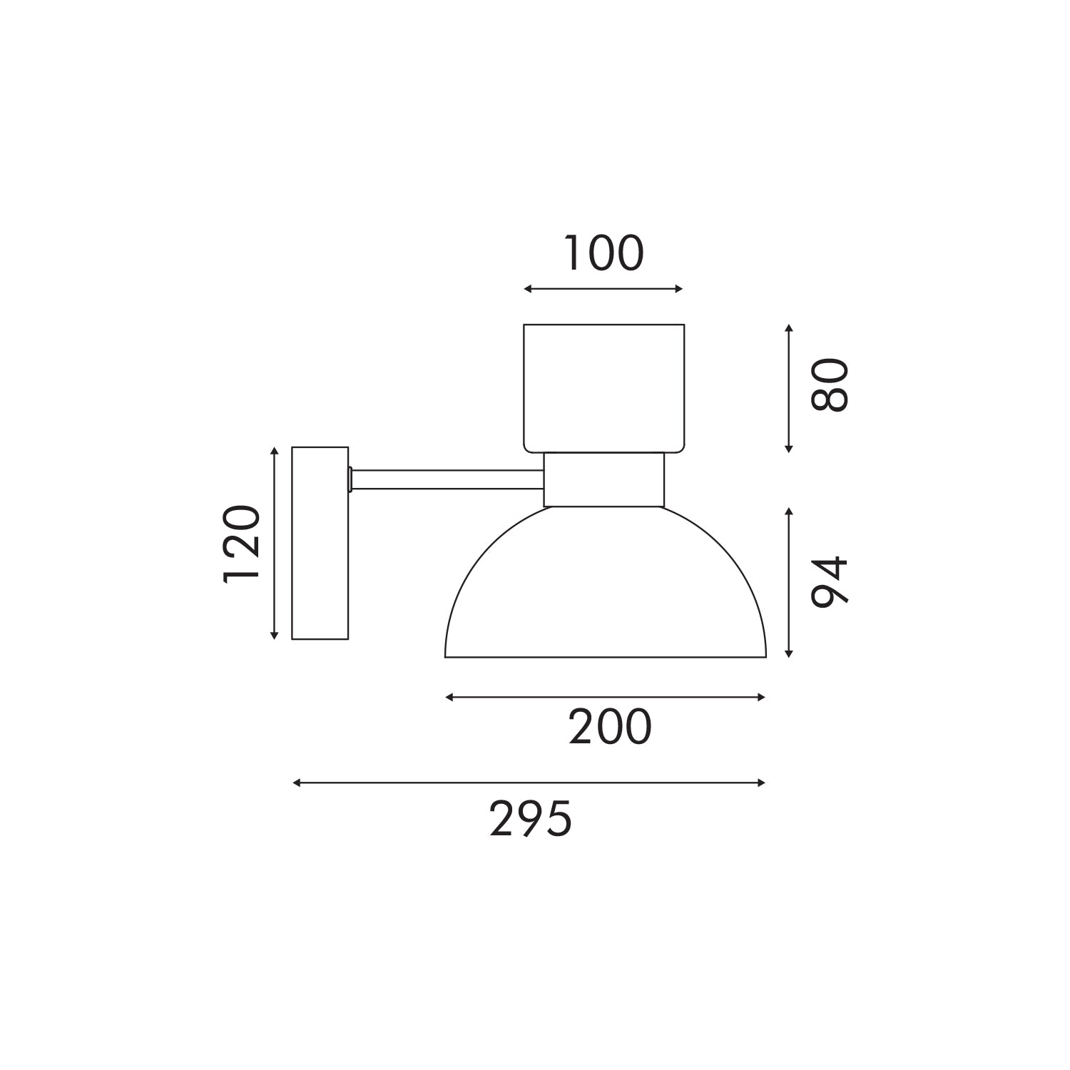 ΦΩΤΙΣΤΙΚΟ ΤΟΙΧΟΥ ACA HM25045GD ΧΡΥΣΟ ΔΙΑΦΑΝΕΣ LED 10W 3000K IP20 L20XW30XH25CM