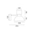 ΦΩΤΙΣΤΙΚΟ ΤΟΙΧΟΥ ACA HM25045GD ΧΡΥΣΟ ΔΙΑΦΑΝΕΣ LED 10W 3000K IP20 L20XW30XH25CM
