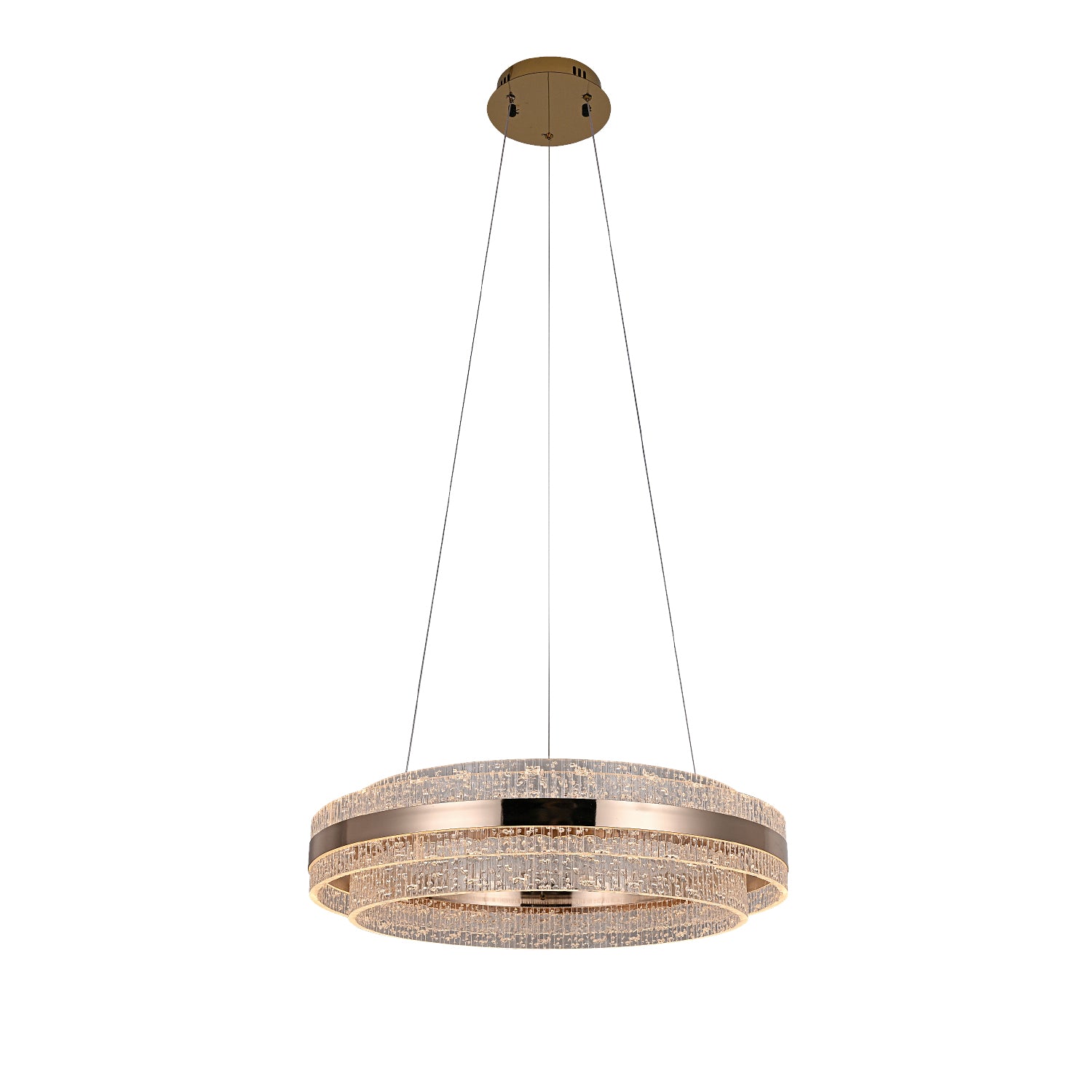 ΚΡΕΜΑΣΤΟ ΦΩΤΙΣΤΙΚΟ ACA HM251446 ΧΡΥΣΟ LED 48W 2700K-3000K-4000K IP20 D60XH120CM