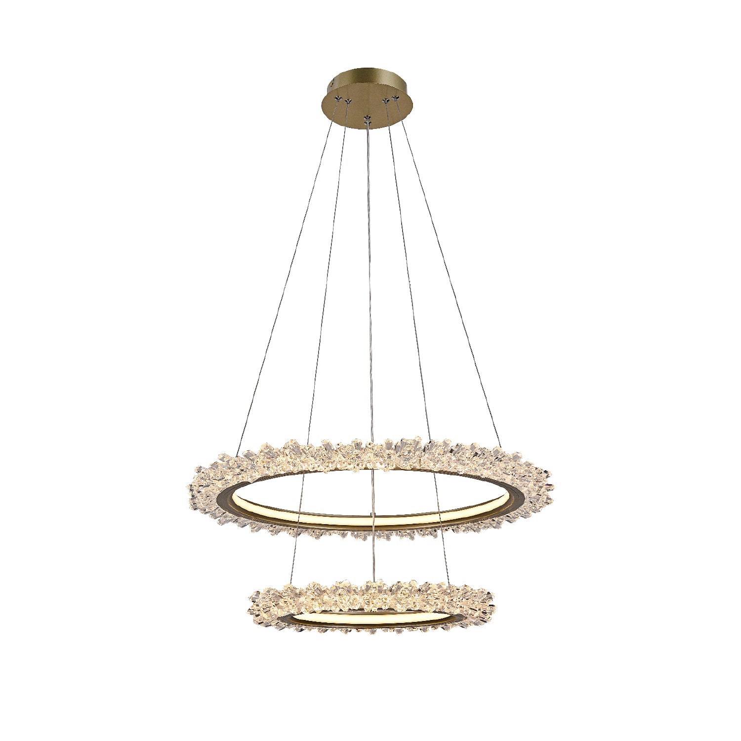 ΚΡΕΜΑΣΤΟ ΦΩΤΙΣΤΙΚΟ ACA HM251786G ΧΡΥΣΟ LED 45W 2700K-3000K-4000K IP20 D60XH120CM