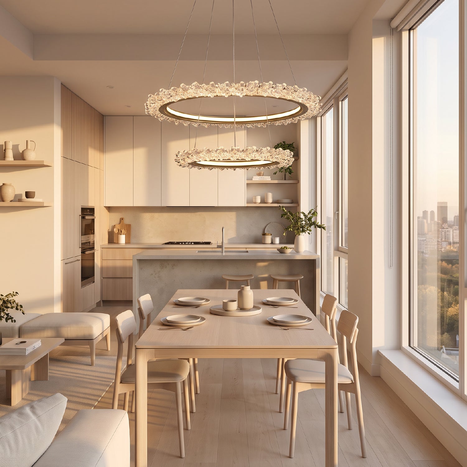 ΚΡΕΜΑΣΤΟ ΦΩΤΙΣΤΙΚΟ ACA HM251786G ΧΡΥΣΟ LED 45W 2700K-3000K-4000K IP20 D60XH120CM