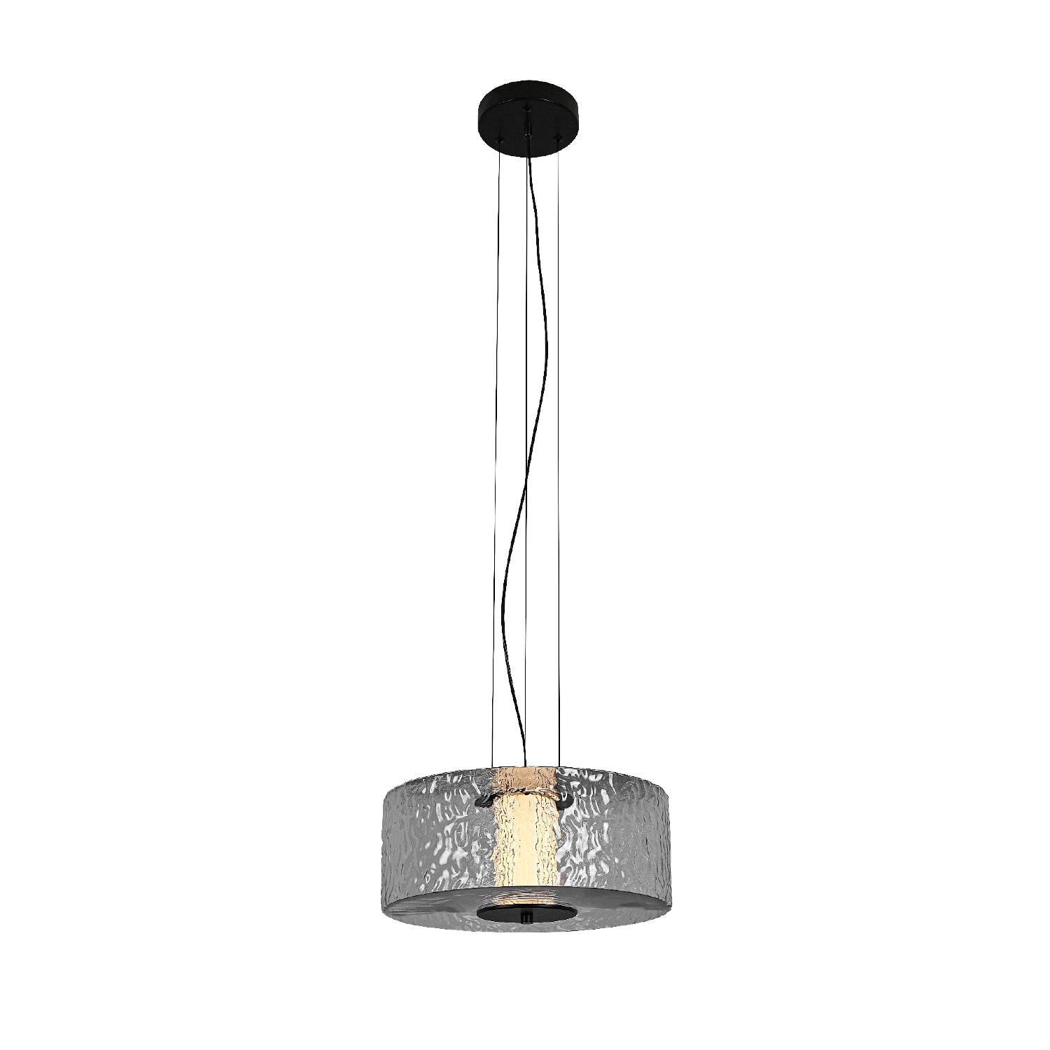 ΚΡΕΜΑΣΤΟ ΦΩΤΙΣΤΙΚΟ ACA HMD24153A ΜΑΥΡΟ ΔΙΑΦΑΝΕΣ LED 12W 3000K IP20 D36XH120CM