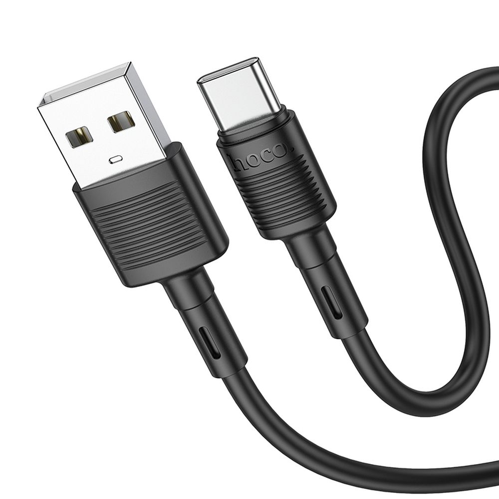 HOCO USB cable for Type C 3A Victory X83 1m black - ledmania.gr