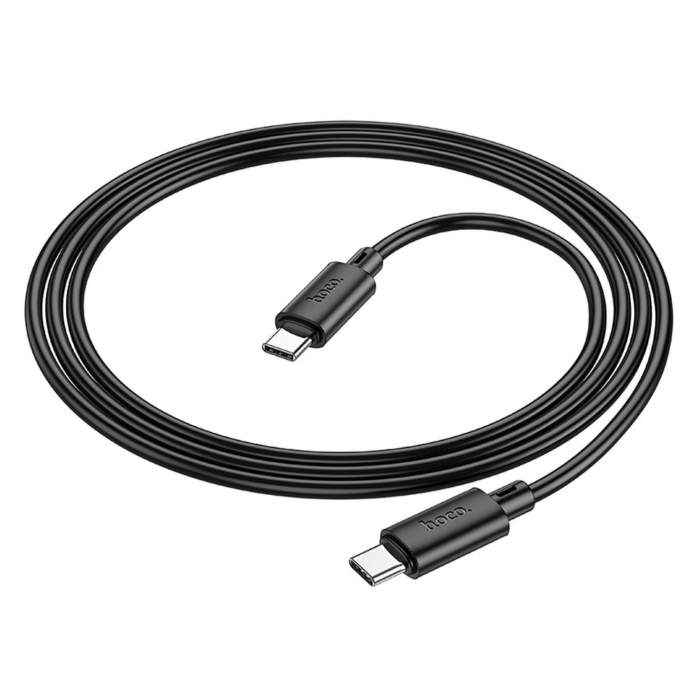 HOCO cable Type C to Type C Power Delivery 60W Gratifed X88 black - ledmania.gr