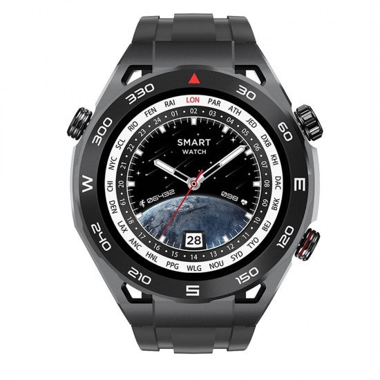 HOCO smartwatch Y16 smart sport (possibility to connect from the watch) black - ledmania.gr