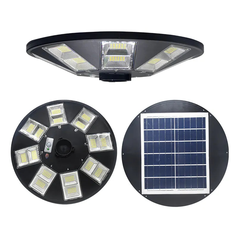 Ηλιακό φως κήπου UFO υψηλής απόδοσης 200W Μπαταρια 24000mA-25w Panel All in One Solar Power Light Street-Ψυχρο Λευκο - ledmania.gr