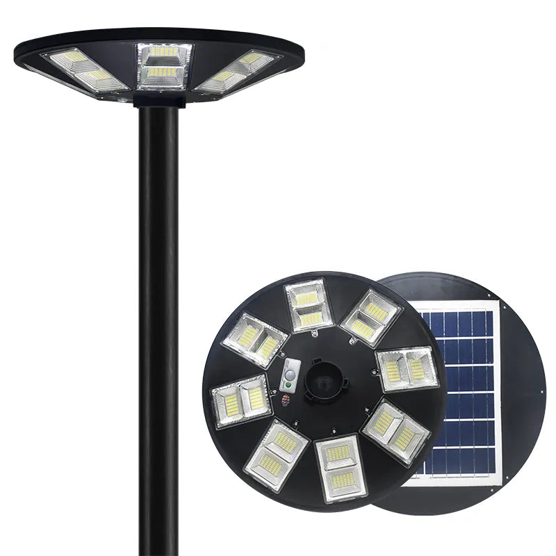 Ηλιακό φως κήπου UFO υψηλής απόδοσης 200W Μπαταρια 24000mA-25w Panel All in One Solar Power Light Street-Ψυχρο Λευκο - ledmania.gr