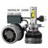 H4 Υψηλής Ισχύος K19 160W 36000LM 12V 24V Led Αυτοκινήτων Canbus Error Free Led Headlight-Σετ 2τεμ.-Ψυχρο Λευκο - ledmania.gr