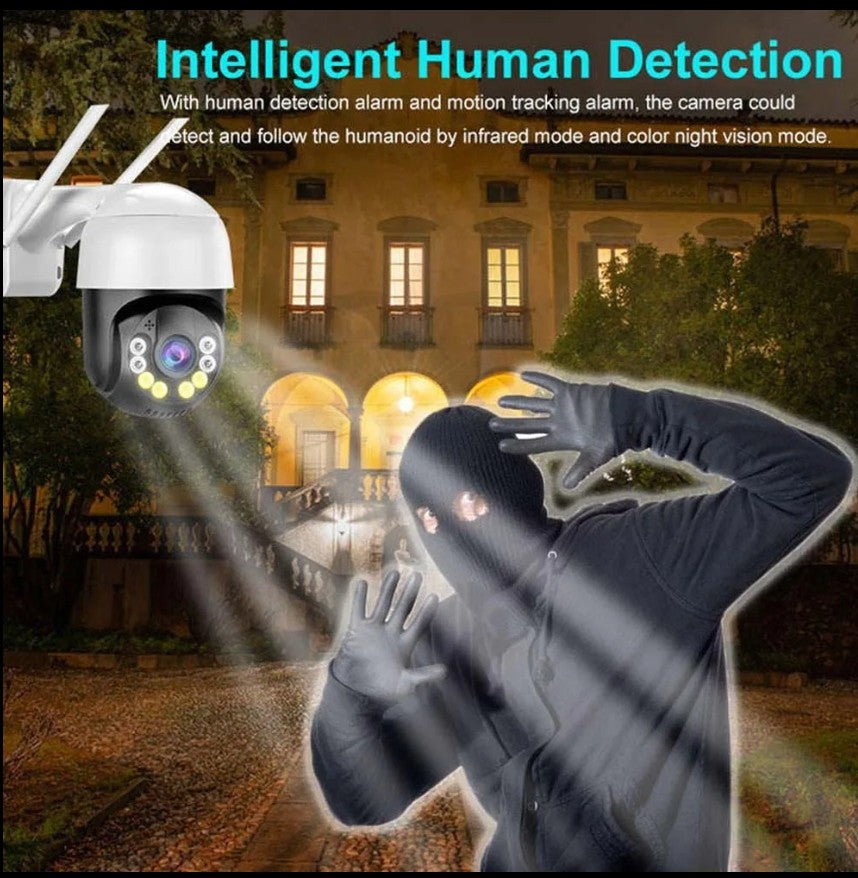 ICSee 4MP Αδιάβροχη CCTV Dome Security Smart Home Surveillance Εξωτερική Ασύρματη Κάμερα Δικτύου Wifi HD IP - ledmania.gr
