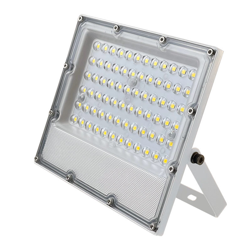 LED WHITE SMD FLOOD LUMINAIRE IP65 30W 6000K 3600Lm 100-277V AC RA80 IK08 5YRS BREATHING VALVE - ledmania.gr