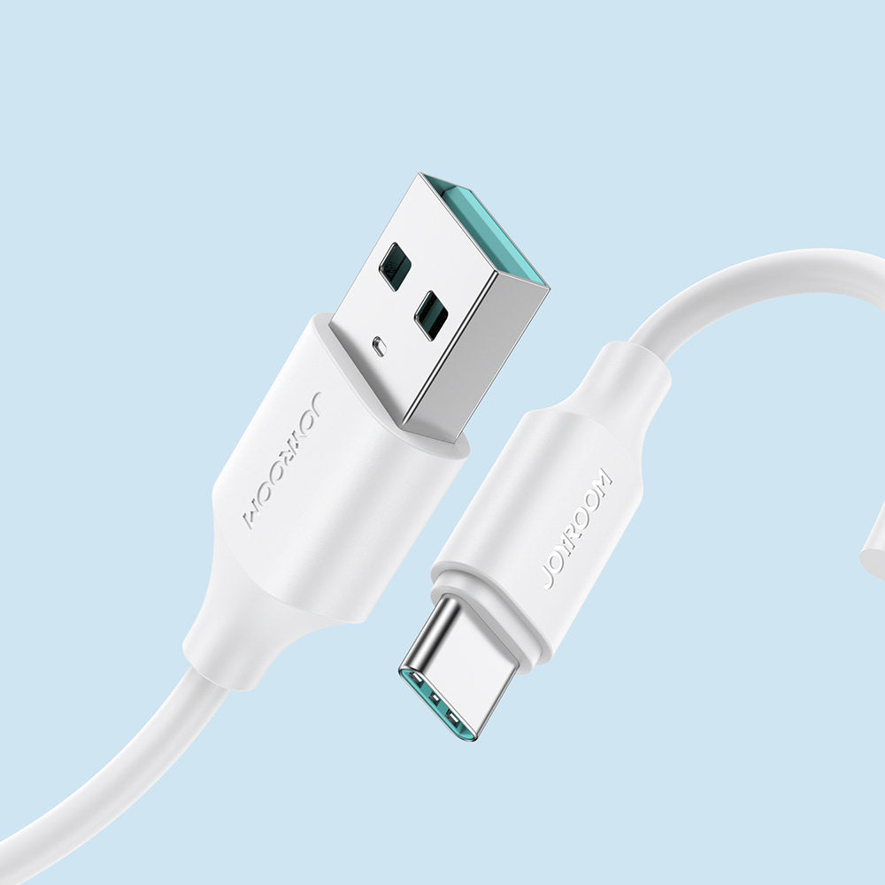 Joyroom USB charging / data cable - USB Type C 3A 2m white (S-UC027A9) - ledmania.gr