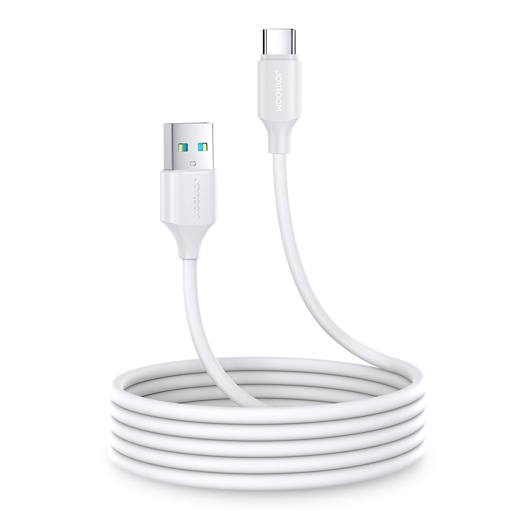 Joyroom USB charging / data cable - USB Type C 3A 2m white (S-UC027A9) - ledmania.gr