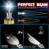 H7 30000Lm Canbus με Remote Control 130W-75W-55W-Flashing Led Αυτοκινήτων Headlight 4575 Chip Ψυχρό Λευκό-Σετ 2τεμ - ledmania.gr