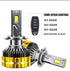 H7 30000Lm Canbus με Remote Control 130W-75W-55W-Flashing Led Αυτοκινήτων Headlight 4575 Chip Ψυχρό Λευκό-Σετ 2τεμ - ledmania.gr