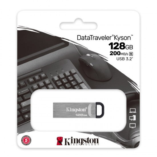 Kingston DataTraveler Kyson 128GB USB 3.2 Gen 1 (DTKN/128GB) (KINDTKN/128GB)