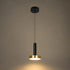 kelvo® ZANE KLV-101-0349 Κρεμαστό Φωτιστικό Οροφής LED 18W 1800lm 120° AC 220-240V IP20 Ρυθμιζόμενο Λευκό CCT με Χειριστήριο από 2700K έως 6000K Dimmable - Lumileds SMD Chip - Σατινέ Χρυσό Βούρτσας & Μαύρο Ματ - Μ15 x Π15 x Υ20cm - 3 Χρόνια Εγγύηση