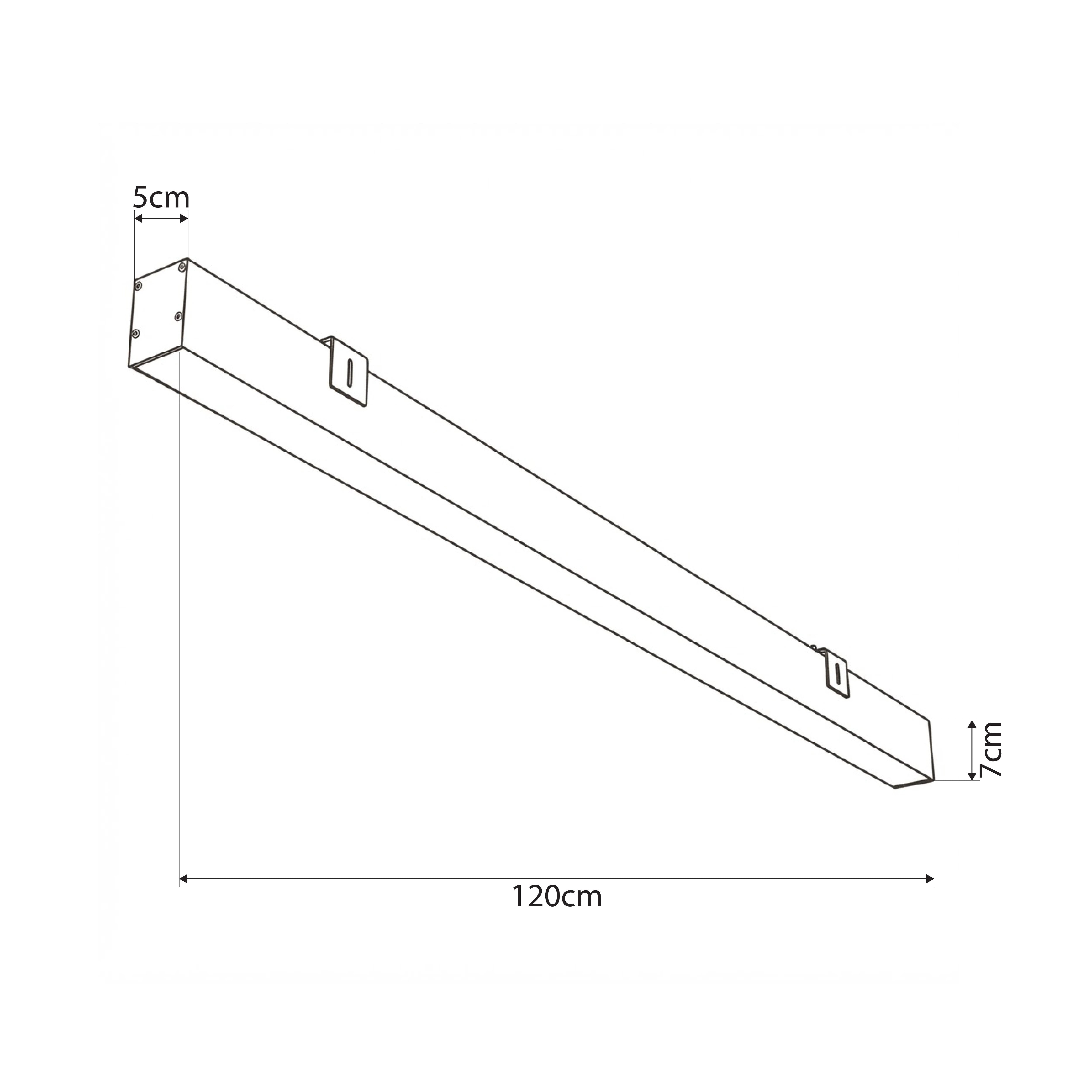 kelvo® ORION KLV-101-0364-V3 Γραμμικό Φωτιστικό Τοίχου / Απλίκα LED 72W 7200lm 120° AC 220-240V IP20 Ρυθμιζόμενο Λευκό CCT με Χειριστήριο από 2700K έως 6000K Dimmable - Lumileds SMD Chip - Χρυσό Πλατίνα - Μ120 x Π5 x Υ7cm - 3 Χρόνια Εγγύηση
