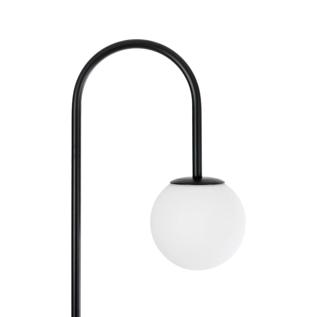 kelvo® CORDELIA KLV-102-0005 Επιδαπέδιο Φωτιστικό για Λάμπα με Ντουί 1 x E27 AC 220-240V IP20 - Μαύρο Ματ & Λευκό - Μ30 x Π34 x Υ180cm