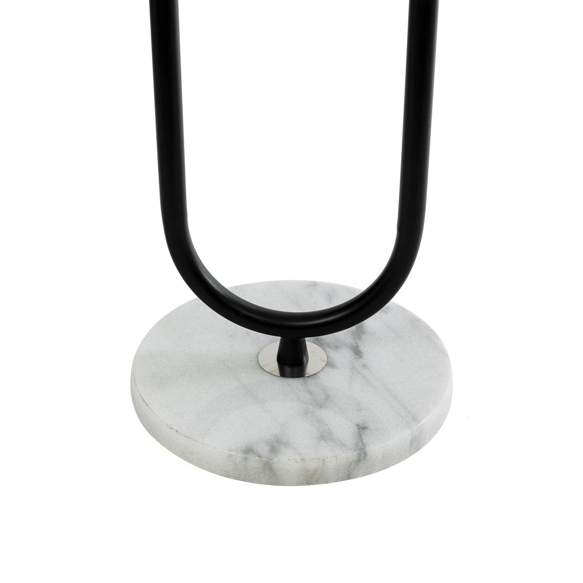 kelvo® CORDELIA KLV-102-0005 Επιδαπέδιο Φωτιστικό για Λάμπα με Ντουί 1 x E27 AC 220-240V IP20 - Μαύρο Ματ & Λευκό - Μ30 x Π34 x Υ180cm
